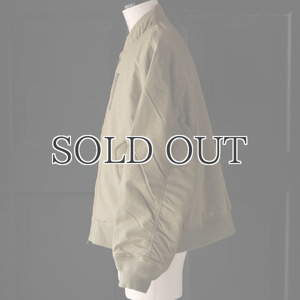 画像10: 綿ナイロン 高密度ツイル Sorona®Du-pont 中綿 MA-1 フライトジャケット【送料無料】 / Audience (10)