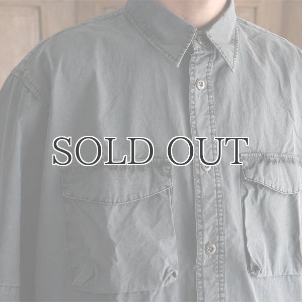 画像7: ピグメント 馬布 (ホースクロス) ドローコード バルーン ハーフスリーブ ワークシャツ / Audience (7)