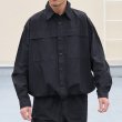 画像2: ピグメント 馬布 (ホースクロス) ドローコード バルーン ユーティリティーシャツジャケット / Audience (2)