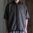 画像3: LANATEC® (ラナテック) TECH シャンブレーシャークスキン ポロ ハーフスリーブ カーディガン【MADE IN JAPAN】『日本製』【送料無料】/ Upscape Audience (3)