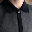 画像5: LANATEC® (ラナテック) TECH シャンブレーシャークスキン ポロ ハーフスリーブ カーディガン【MADE IN JAPAN】『日本製』【送料無料】/ Upscape Audience (5)
