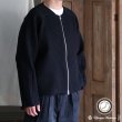 画像1: 「尾州」コットンキルト ノーカラーZIPジャケット【MADE IN JAPAN】『日本製』 / Upscape Audience (1)