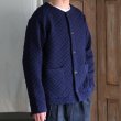 画像2: 「尾州」コットンキルト ノーカラーボタンジャケット【MADE IN JAPAN】『日本製』 / Upscape Audience (2)