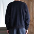 画像5: ウールビッグワッフル ニットソー クルーネック カーディガン【MADE IN JAPAN】『日本製』 / Upscape Audience【ご予約9月5日頃入荷予定】 (5)