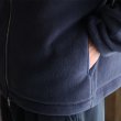 画像7: アンチピリング フリース ミリタリースリーブ フィンガーホール付き ドローコード スタンドZIPジャケット【MADE IN JAPAN】『日本製』/ Upscape Audience (7)