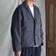 画像2: LANATEC® (ラナテック) Lab (ラボ） TECH ウールライク ツィードツイルシャンブレー ボクシー クロップドジャケット【MADE IN JAPAN】『日本製』【送料無料】/ Upscape Audience (2)