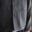 画像6: LANATEC® (ラナテック) Lab (ラボ） TECH ウールライク ツィードツイルシャンブレー ボクシー クロップドジャケット【MADE IN JAPAN】『日本製』【送料無料】/ Upscape Audience (6)