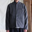 画像9: LANATEC® (ラナテック) Lab (ラボ） TECH ウールライク ツィードツイルシャンブレー ボクシー クロップドジャケット【MADE IN JAPAN】『日本製』【送料無料】/ Upscape Audience (9)