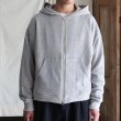 画像3: 「和歌山」 30/8吊り裏毛 (13オンス) ボクシー クロップド フードZIPパーカー【MADE IN JAPAN】【送料無料】『日本製』 / Upscape Audience (3)