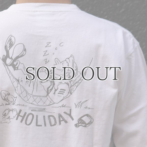 画像12: RIDING HIGH×EGG SNDWCH LABEL/ PRINT L/S TEE(HOLIDAY) (12)