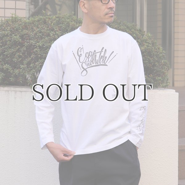 画像3: RIDING HIGH×EGG SNDWCH LABEL/ PRINT L/S TEE(HOLIDAY) (3)