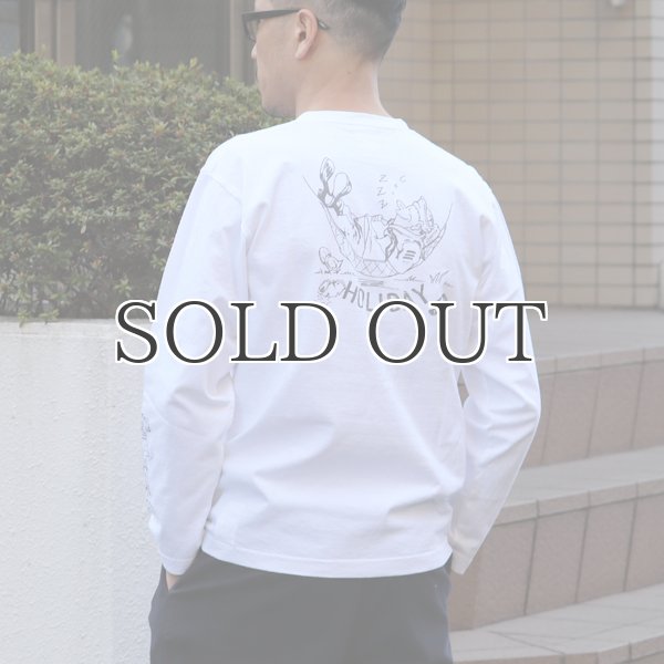 画像5: RIDING HIGH×EGG SNDWCH LABEL/ PRINT L/S TEE(HOLIDAY) (5)