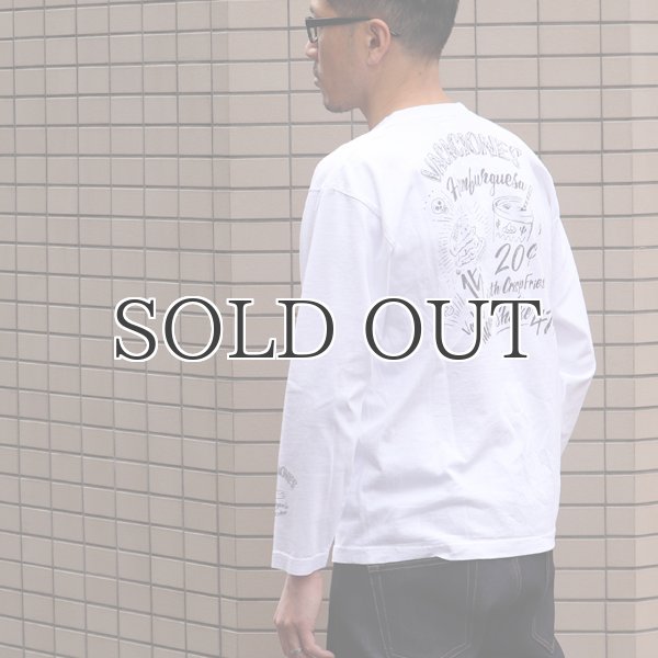 画像12: RIDING HIGH×EGG SNDWCH LABEL/ PRINT L/S TEE(VACATIONES) (12)