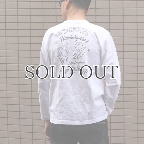 画像6: RIDING HIGH×EGG SNDWCH LABEL/ PRINT L/S TEE(VACATIONES) (6)