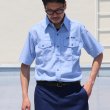 画像4: 【RE PRICE/価格改定】U.S.NAVY シャンブレー半袖ミリタリーシャツ / デッドストック (4)