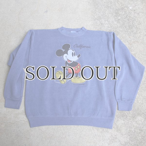 画像8: ミッキー後染めスウェット(Velva Sheen米国製) / デッドストック (8)