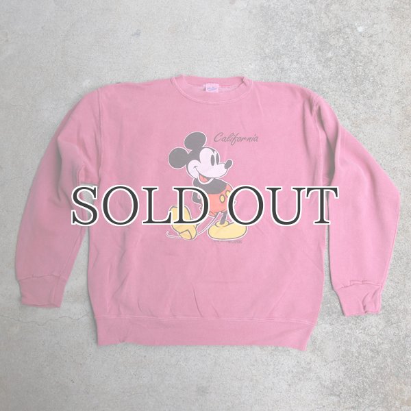 画像9: ミッキー後染めスウェット(Velva Sheen米国製) / デッドストック (9)