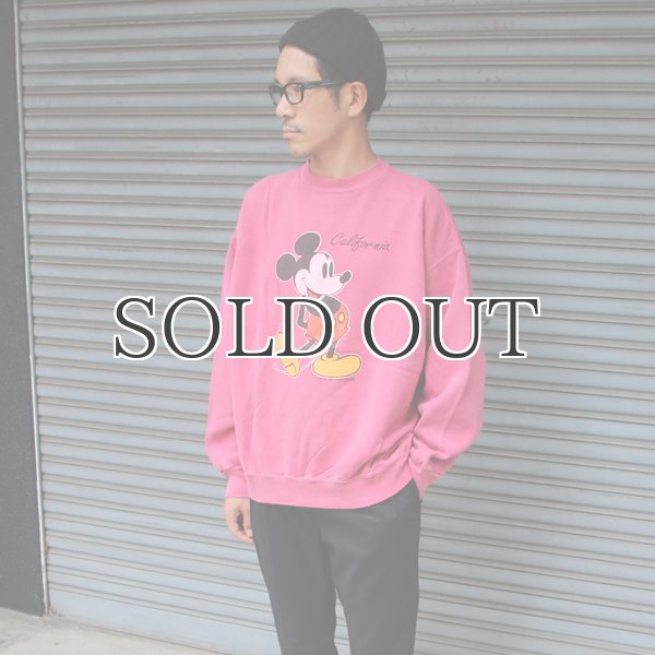 画像4: ミッキー後染めスウェット(Velva Sheen米国製) / デッドストック (4)