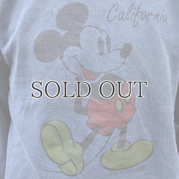 画像7: ミッキー後染めスウェット/ダークトーン（Velva Sheen米国製） / デッドストック (7)