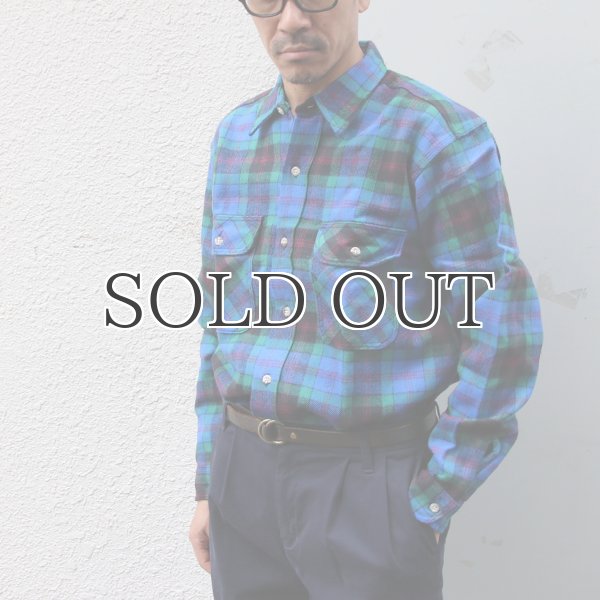画像3: MELTON COMPANY (メルトンカンパニー) Wintermaster BRAWNY FLANNEL SHIRTS TRIPPER STITCH【MADE IN U.S.A】『米国製』/ デッドストック (3)