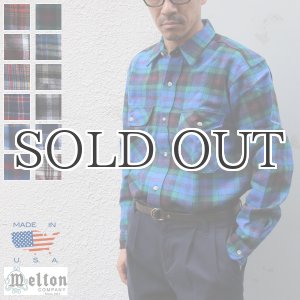 画像: MELTON COMPANY (メルトンカンパニー) Wintermaster BRAWNY FLANNEL SHIRTS TRIPPER STITCH【MADE IN U.S.A】『米国製』/ デッドストック