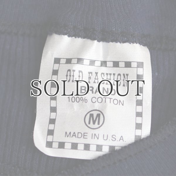 画像11: OLD FASHION (オールドファッション) サーマルリブヘンリーネックカットソー【MADE IN U.S.A】『米国製』/ デッドストック (11)