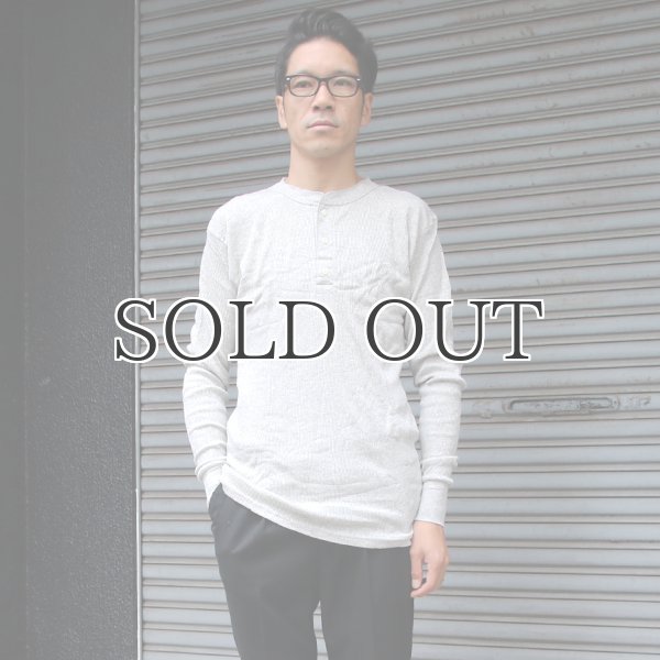 画像6: OLD FASHION (オールドファッション) サーマルリブヘンリーネックカットソー【MADE IN U.S.A】『米国製』/ デッドストック (6)