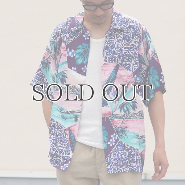 画像5: GO BAREFOOT（ゴー・ベアフット）アロハシャツ【MADE IN U.S.A】『米国製』/デッドストック (5)