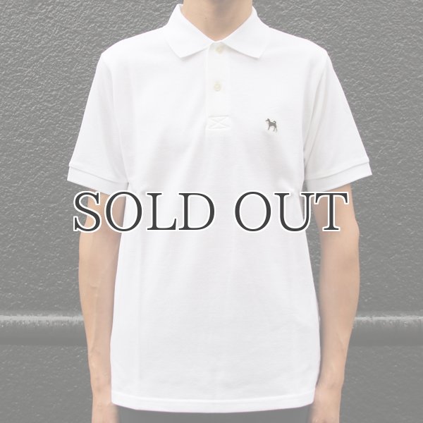 画像5:  SONTAKU【ソンタク】/ 柴犬コットンピケポロ（黒柴ワッペン）【MADE IN JAPAN】『日本製』 (5)