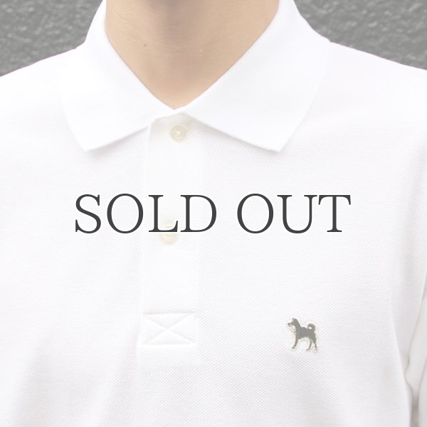 画像10:  SONTAKU【ソンタク】/ 柴犬コットンピケポロ（黒柴ワッペン）【MADE IN JAPAN】『日本製』 (10)