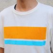 画像4: Riding High / CULTURE FLOCKY PRINT S/S TEE(SURF BORDER)【MADE IN JAPAN】『日本製』 (4)