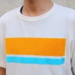 画像4: Riding High / CULTURE FLOCKY PRINT S/S TEE(SURF BORDER)【MADE IN JAPAN】『日本製』 (4)