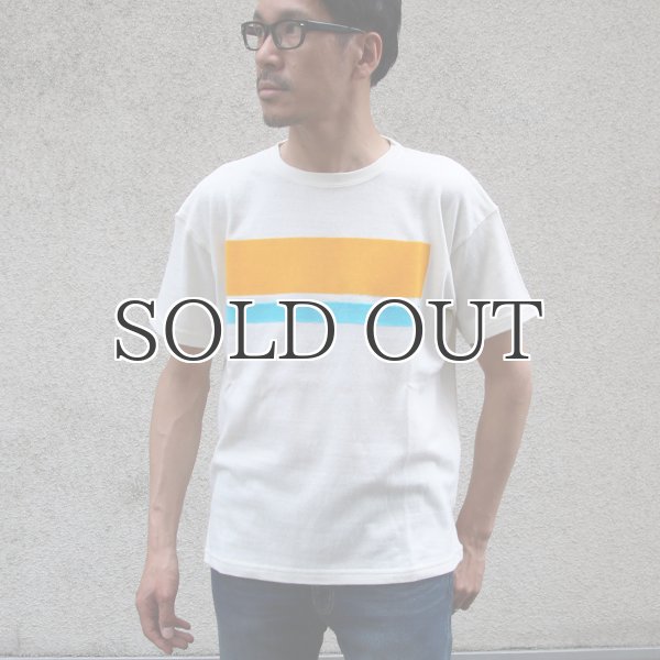 画像6: Riding High / CULTURE FLOCKY PRINT S/S TEE(SURF BORDER)【MADE IN JAPAN】『日本製』 (6)