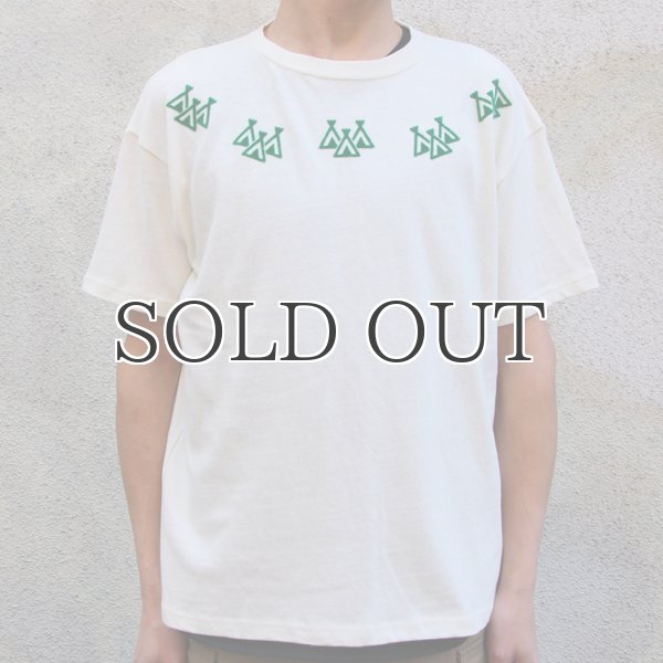 画像4: Riding High / CULTURE FLOCKY PRINT S/S TEE(TIPI TENT)【MADE IN JAPAN】『日本製』 (4)