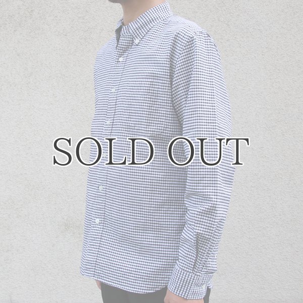 画像7: SONTAKU【ソンタク】/ 洗いざらしオックスフォードギンガムBDシャツ（893HD99250）【MADE IN JAPAN】『日本製』 (7)