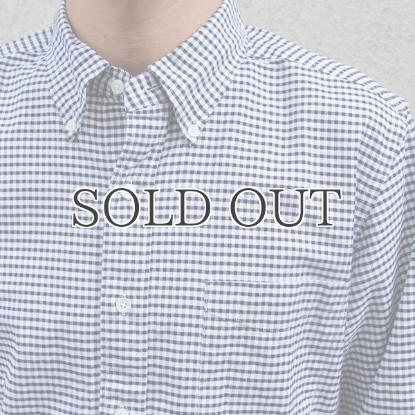 画像11: SONTAKU【ソンタク】/ 洗いざらしオックスフォードギンガムBDシャツ（893HD99250）【MADE IN JAPAN】『日本製』 (11)