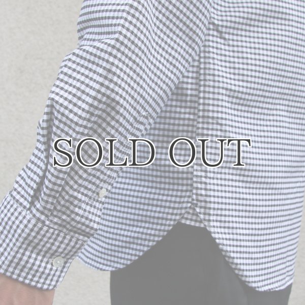 画像13: SONTAKU【ソンタク】/ 洗いざらしオックスフォードギンガムBDシャツ（893HD99250）【MADE IN JAPAN】『日本製』 (13)