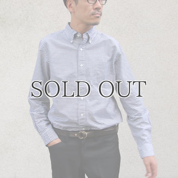 画像2: SONTAKU【ソンタク】/ 洗いざらしオックスフォードギンガムBDシャツ（893HD99250）【MADE IN JAPAN】『日本製』 (2)