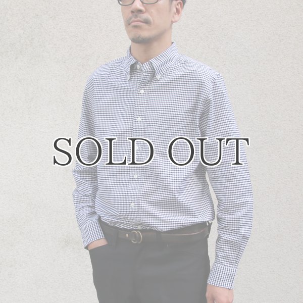 画像3: SONTAKU【ソンタク】/ 洗いざらしオックスフォードギンガムBDシャツ（893HD99250）【MADE IN JAPAN】『日本製』 (3)