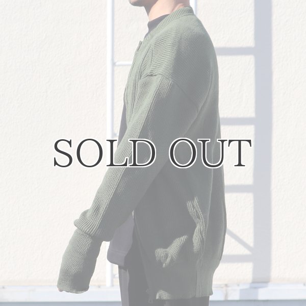 画像14: DEAD STOCK / SWEDISH ARMY M-59 WOOL ZIP UP SWEATER（スウェーデン軍M-59ウールジップアップセーター） (14)