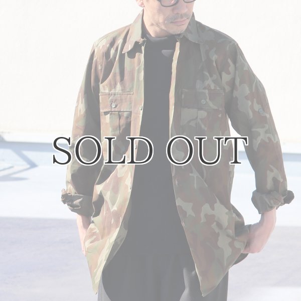 画像8: DEAD STOCK / Romania Military M90 Leaf Camo Field Shirt（ルーマニア軍 M90 リーフカモ フィールドシャツ） (8)