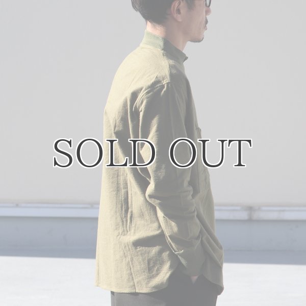 画像4: DEAD STOCK / Hungarian Army Flannel Mock Neck Round Shirts（ハンガリー軍フランネルモックネックラウンドシャツ） (4)