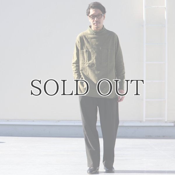 画像7: DEAD STOCK / Hungarian Army Flannel Mock Neck Round Shirts（ハンガリー軍フランネルモックネックラウンドシャツ） (7)