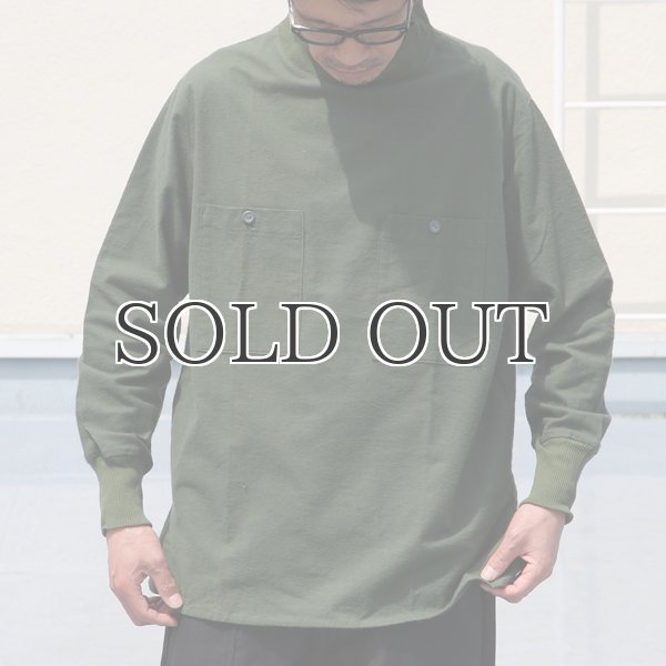画像2: DEAD STOCK / Hungarian Army Flannel Mock Neck Square Shirts（ハンガリー軍フランネル モックネック スクエアシャツ） (2)