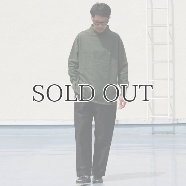 画像7: DEAD STOCK / Hungarian Army Flannel Mock Neck Square Shirts（ハンガリー軍フランネル モックネック スクエアシャツ） (7)