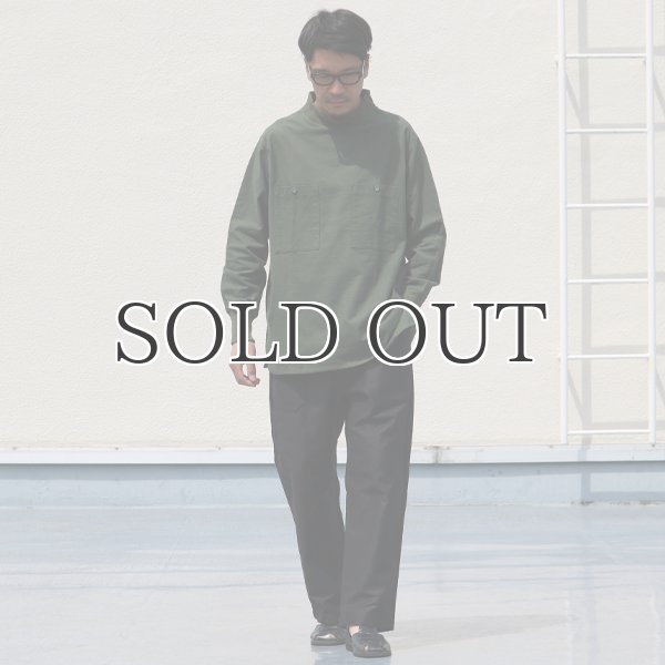 画像8: DEAD STOCK / Hungarian Army Flannel Mock Neck Square Shirts（ハンガリー軍フランネル モックネック スクエアシャツ） (8)