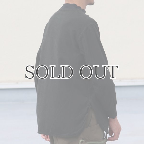 画像6: DEAD STOCK / Hungarian Army Flannel Mock Neck Round Shirts / 後染め（ハンガリー軍 フランネルモックネック ラウンドシャツ） (6)