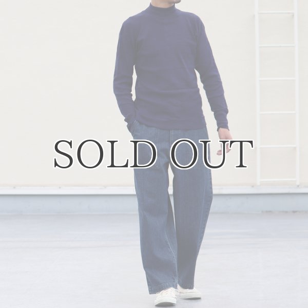 画像6: DEAD STOCK / Italian  Marina Militare Mock Neck Cotton Sweater / （イタリア海軍 モックネック コットンセーター） (6)