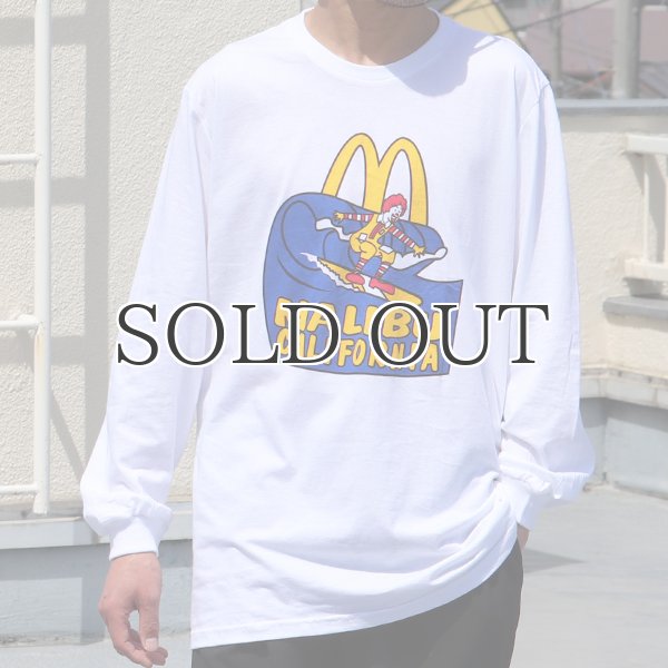 画像2: Dead Stock/McDonald's マクドナルド MALIBU CALIFORNIA LS TEE (2)