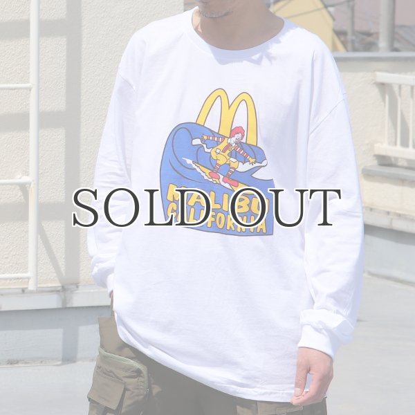 画像6: Dead Stock/McDonald's マクドナルド MALIBU CALIFORNIA LS TEE (6)